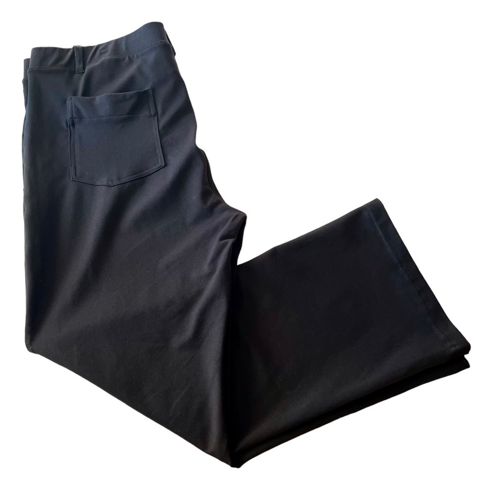 Yogipace NEW Black Stretch Pull On Straight Leg Yoga Dress Pants Womens XXL - Picture 10 of 12